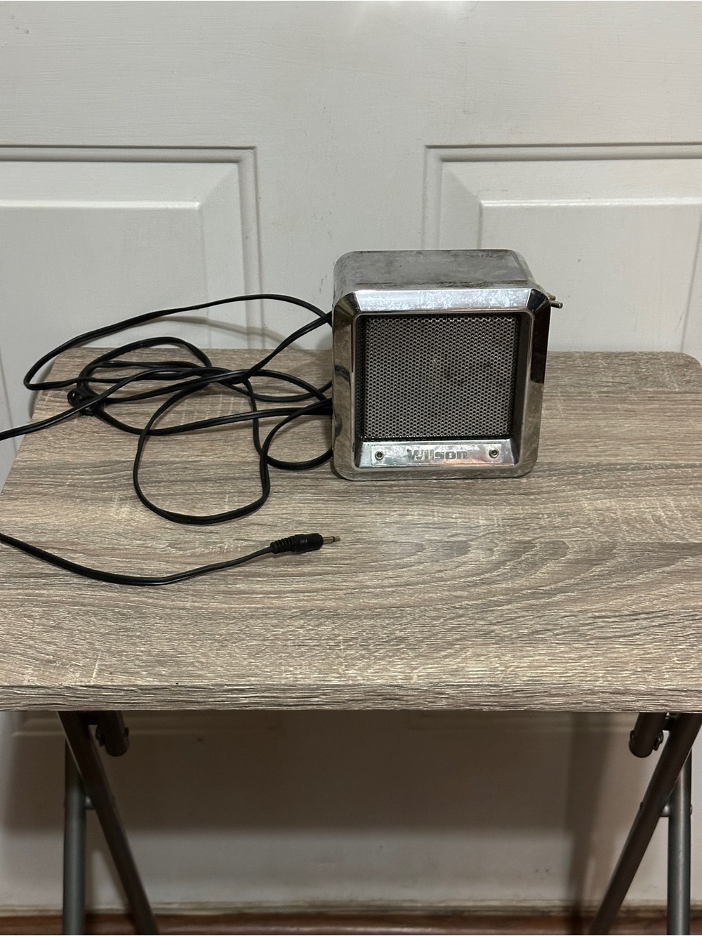 Wilson Antennas Cb Extension Speaker Chrome Finish Tested Worked